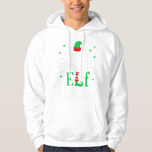 Ik ben de Papa Elf Funny Group Matching Hoodie (Voorkant)