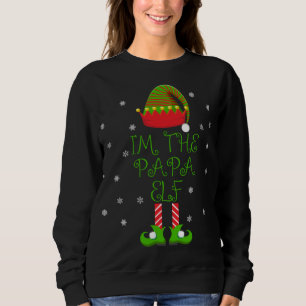 Ik ben de Papa Elf Grappige Groep Familie Kerstmis Trui