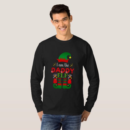 Ik ben de papa Elf T-shirt (Voorkant volledig)