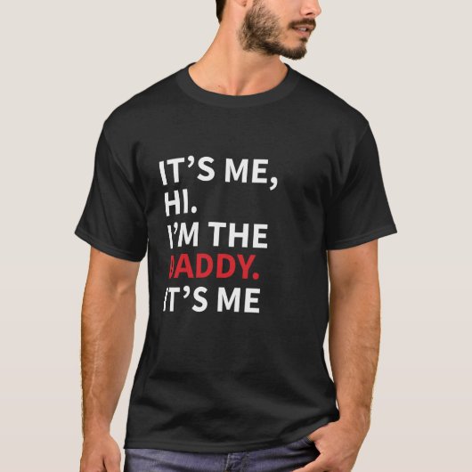 Ik ben de papa Het is mij Vaderdag Papa T-shirt (Voorkant)