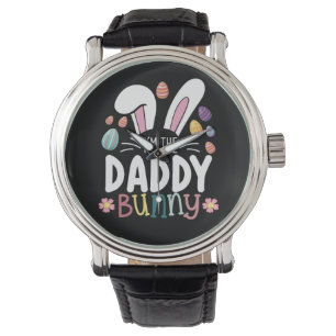 Ik ben de papa papa konijn paasfamilie matching horloge