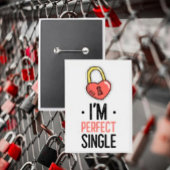 Ik ben de perfecte Single Padlock Button