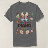 Ik ben de Piano Bunny Easter Day Matching Family E T-shirt (Design voorkant)