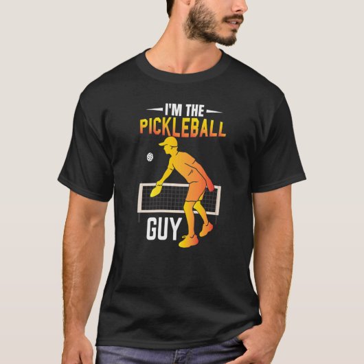 Ik ben de Pickleball Guy Pickle Ball Player Pickle T-shirt (Voorkant)