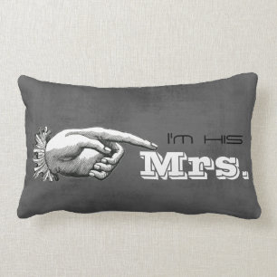 Ik ben de 'Pillow Wedding Gift'-set van zijn Mrs. Kussen