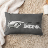 Ik ben de 'Pillow Wedding Gift'-set van zijn Mrs. Kussen (Deken)