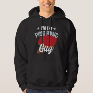 Ik ben de Ping Pong Guy Paddle Tafeltennis Ping Po Hoodie
