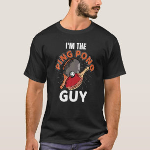 Ik ben de Ping Pong Guy Pap Tafeltennis Mannen Pin T-shirt