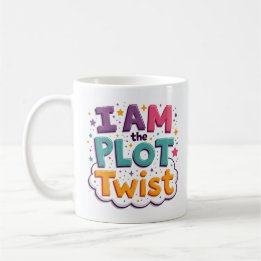 Ik Ben de Plot Twist Kleurrijke Koffiemok