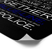 Ik ben de politie-Poster Poster (Hoek)