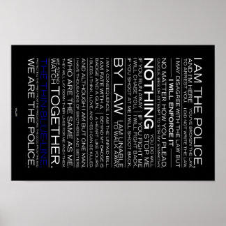 Ik ben de politie-Poster Poster