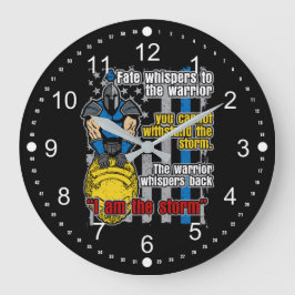 Ik ben de politieagent van de Storm Grote Klok