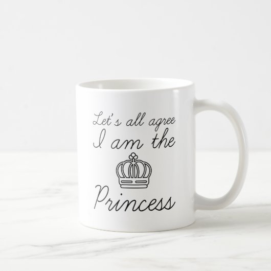 Ik ben de prinses koffiemok (Rechts)