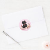 Ik ben de prinses ronde sticker (Envelop)