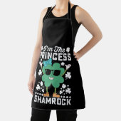Ik ben de prinses Shamrock St. Patrick's Day Iers Schort (Insitu)