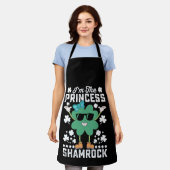 Ik ben de prinses Shamrock St. Patrick's Day Iers Schort (Gedragen)