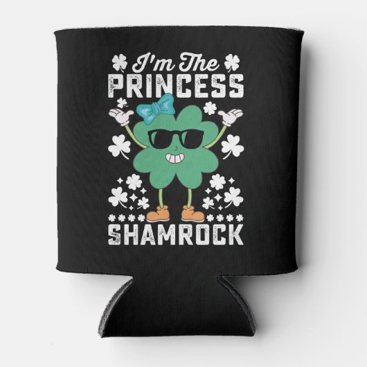 Ik ben de Prinses Shamrock St Patrick's Day Irish Blikjeskoeler (Voorkant)