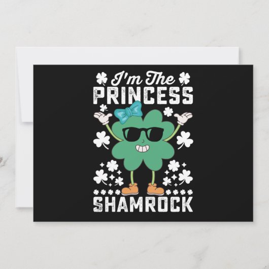 Ik ben de Prinses Shamrock St Patrick's Day Irish Kaart (Voorkant)
