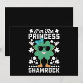 Ik ben de Prinses Shamrock St Patrick's Day Irish Kaart (Voorkant / Achterkant)
