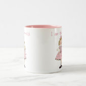 Ik ben de prinses tweekleurige koffiemok (Center)