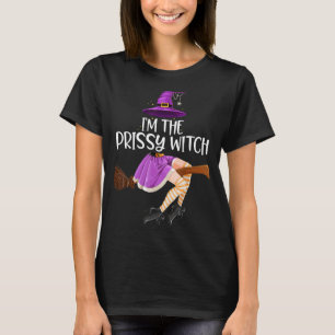 Ik ben de Prissy Witch Vrouwen Halloween Matching  T-shirt