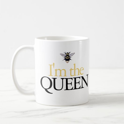 Ik ben de Queen Bumblebee Mok (Links)