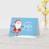 Ik ben de reden dat de kerstman een stoute lijst h kaart (Gele Bloem)