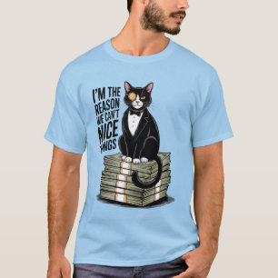 Ik Ben De Reden Dat Leuke Dingen Grappige Kattenca T-shirt