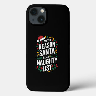 Ik ben de reden dat Sinterklaas een stoute lijst h Case-Mate iPhone Case