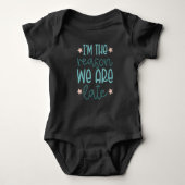 Ik ben de reden dat we laat Baby bodysuit zijn (Voorkant)
