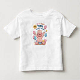 Ik ben de reden dat ze het vieren kinder shirts