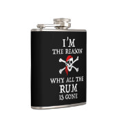 Ik ben de reden waarom de hele auto weg is heupfles (Rechts)