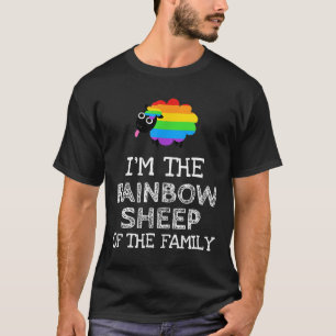 Ik ben de regenboogschaap van de familie Funny Lgb T-shirt