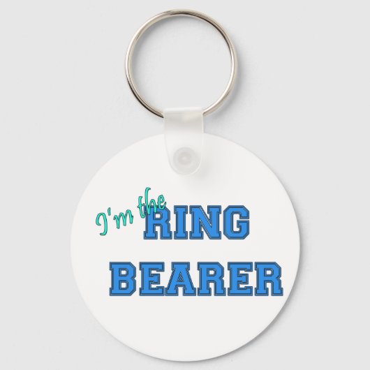Ik ben de Ring Bearer Sleutelhanger (Voorkant)