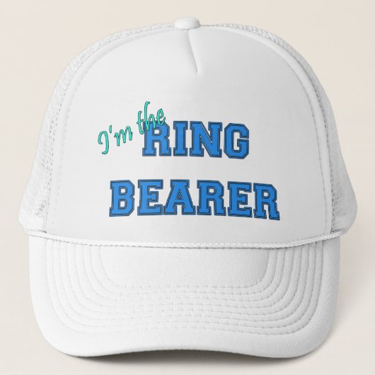 Ik ben de Ring Bearer Trucker Pet (Voorkant)