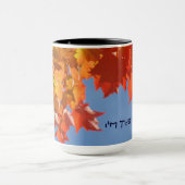 Ik ben de Ringer! koffiebekers Herfstbladeren Mok (Midden)