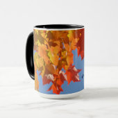 Ik ben de Ringer! koffiebekers Herfstbladeren Mok (Voorkant links)