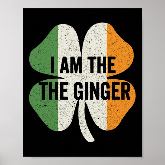 Ik Ben De Rode Ginger Dibs Op De Roodharige Grappi Poster (Voorkant)