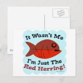 Ik ben de Rode Haring Briefkaart (Voorkant / Achterkant)