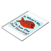 Ik ben de Rode Haring Notitieboek (Linkerzijde)