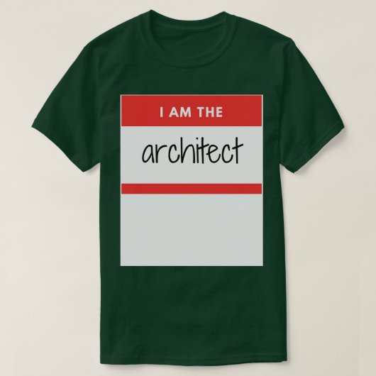 Ik ben de Rode Sticker T-shirt (Design voorkant)