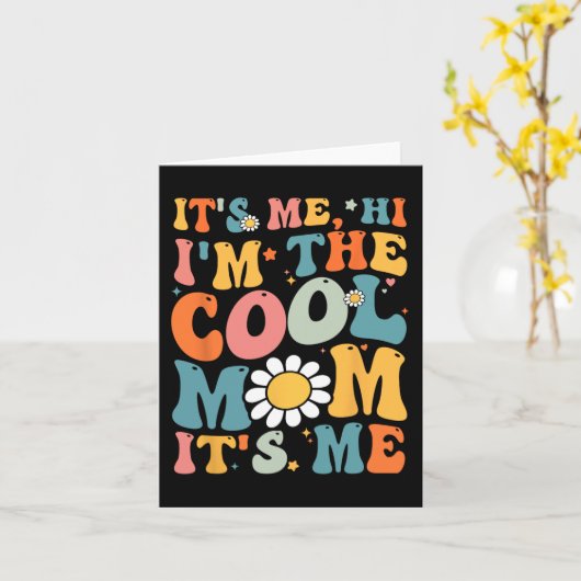 Ik ben de roemmoeder en ik Moederdag Groov. Kaart (Gele Bloem)