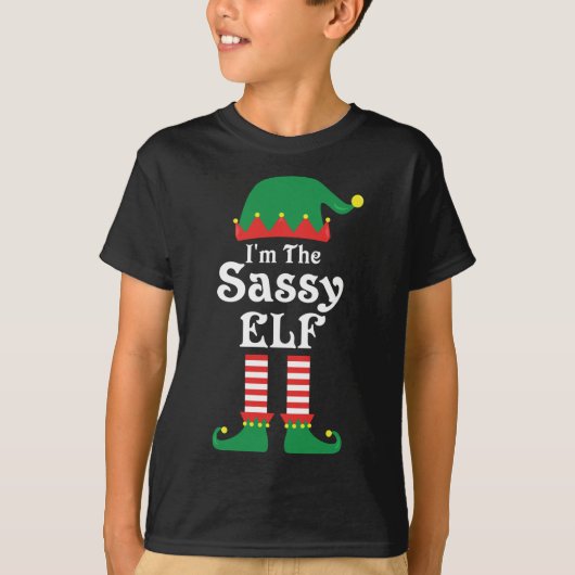 Ik ben de runner van Elf Marathon met lelijke kers T-shirt (Voorkant)