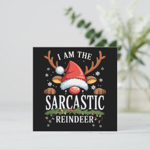Ik Ben De Sarcastische Rendier Kerstvakantie Feestdagenkaart