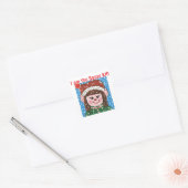 Ik ben de Sassy Elf Sticker (Envelop)