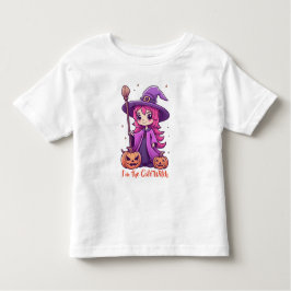 Ik ben de Schattigee heks Pink Girly Halloween Kinder Shirts