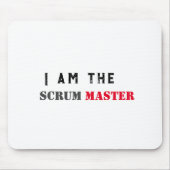 Ik ben de scrum master agile mok, muismat (Voorkant)