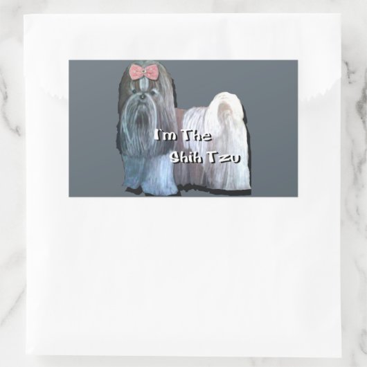 Ik ben de Shih Tzu - Stickers (Tas)