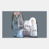 Ik ben de Shih Tzu - Stickers (Voorkant)