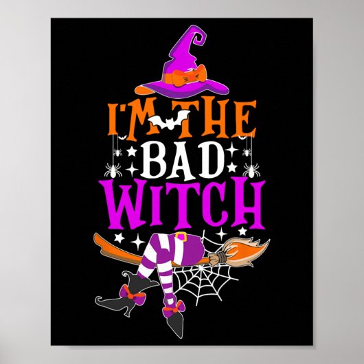 Ik ben de slechte heks leuk heks Halloween kostuum Poster (Voorkant)